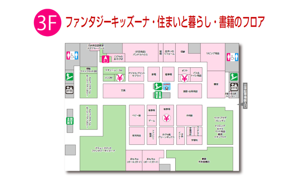 イオン大宮の商業施設ガイド ショッピング グルメ情報